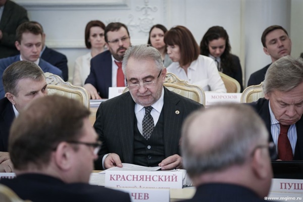 Георгий Краснянский принял участие в заседании  Наблюдательного и Попечительского советов  МГИМО